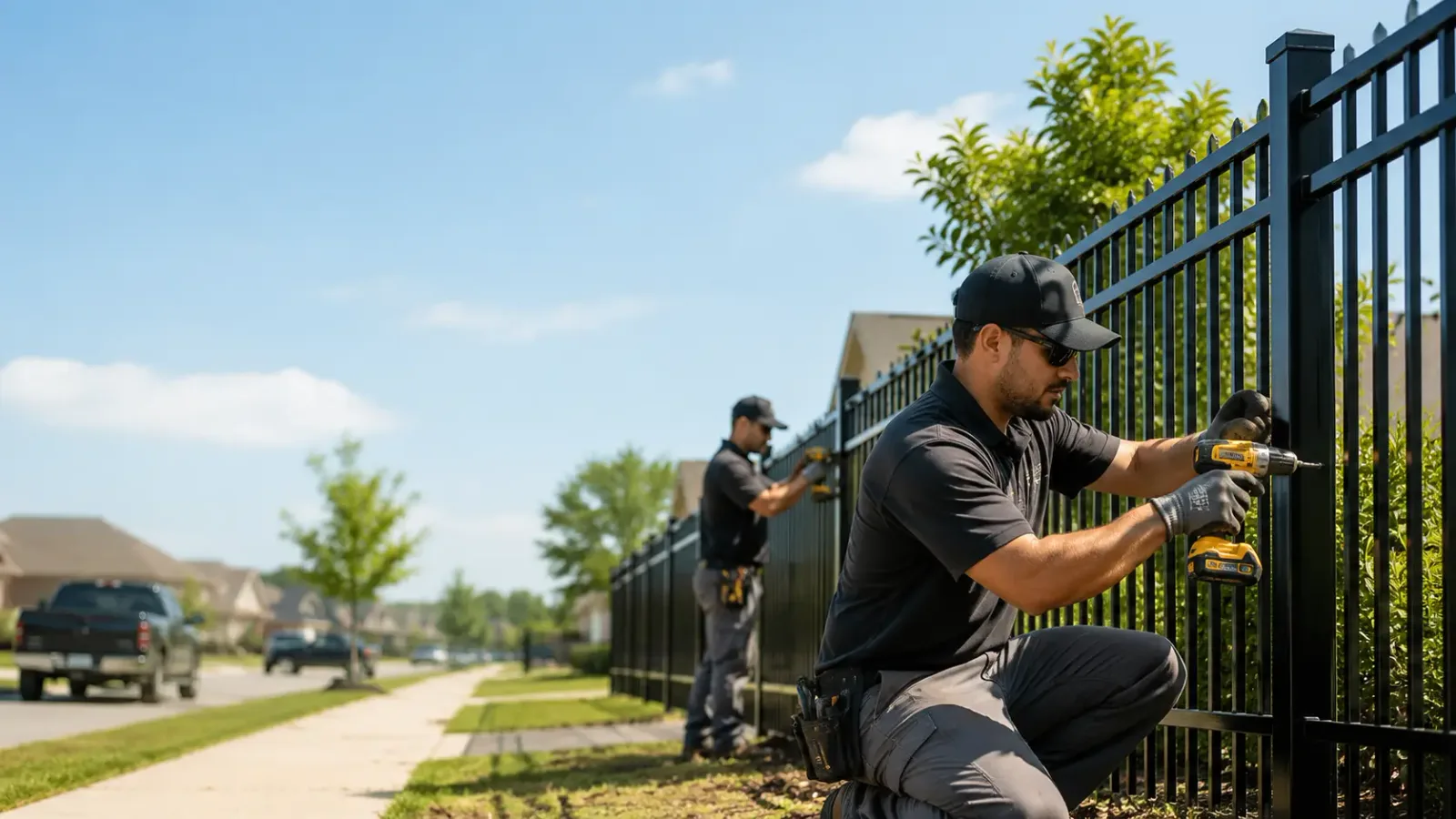 Metal Fence Installation in San Antonio, FL